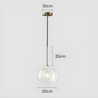 Gilda™ | Clear glass pendant lamp