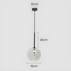 Gilda™ | Clear glass pendant lamp