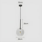 Gilda™ | Clear glass pendant lamp