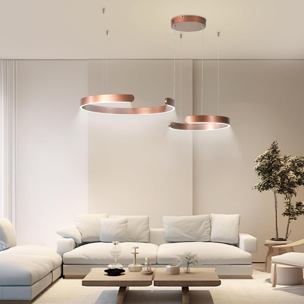 Vaya™ | Minimalist LED ring chandelier