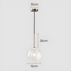 Gilda™ | Clear glass pendant lamp