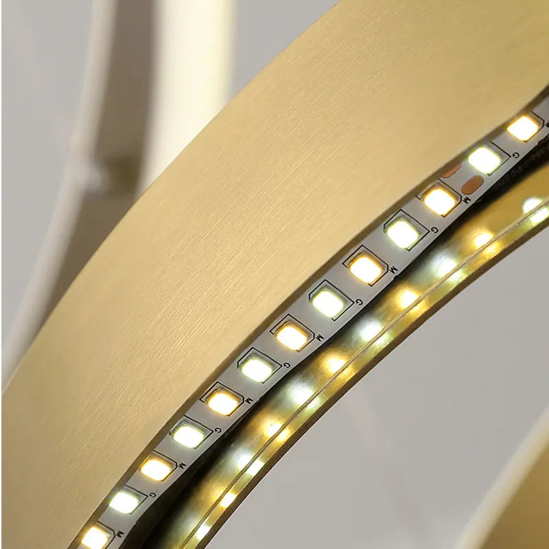 Vaya™ | Minimalist LED ring chandelier