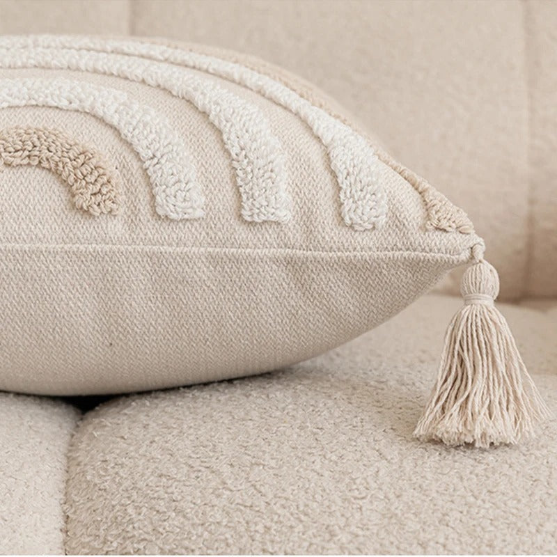 Fes™ | Boho cushion cover with tufting