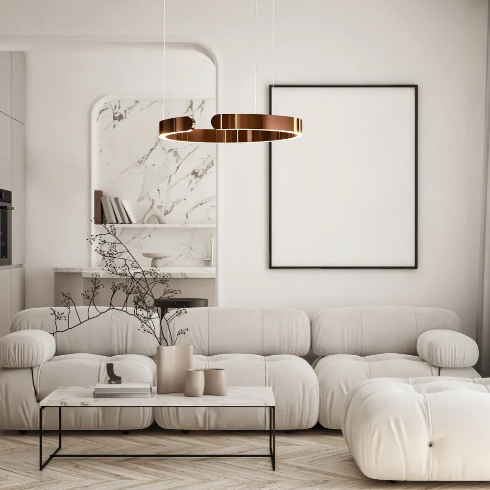 Vaya™ | Minimalist LED ring chandelier