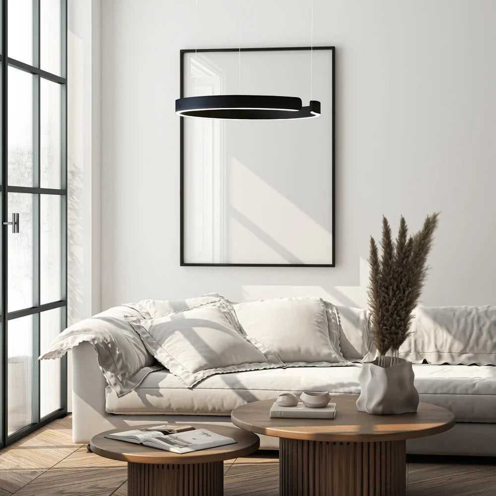 Vaya™ | Minimalist LED ring chandelier