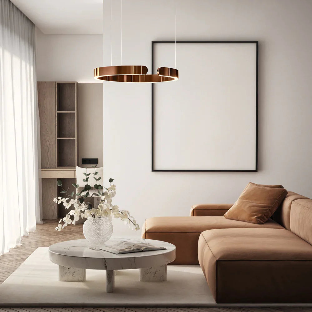 Vaya™ | Minimalist LED ring chandelier