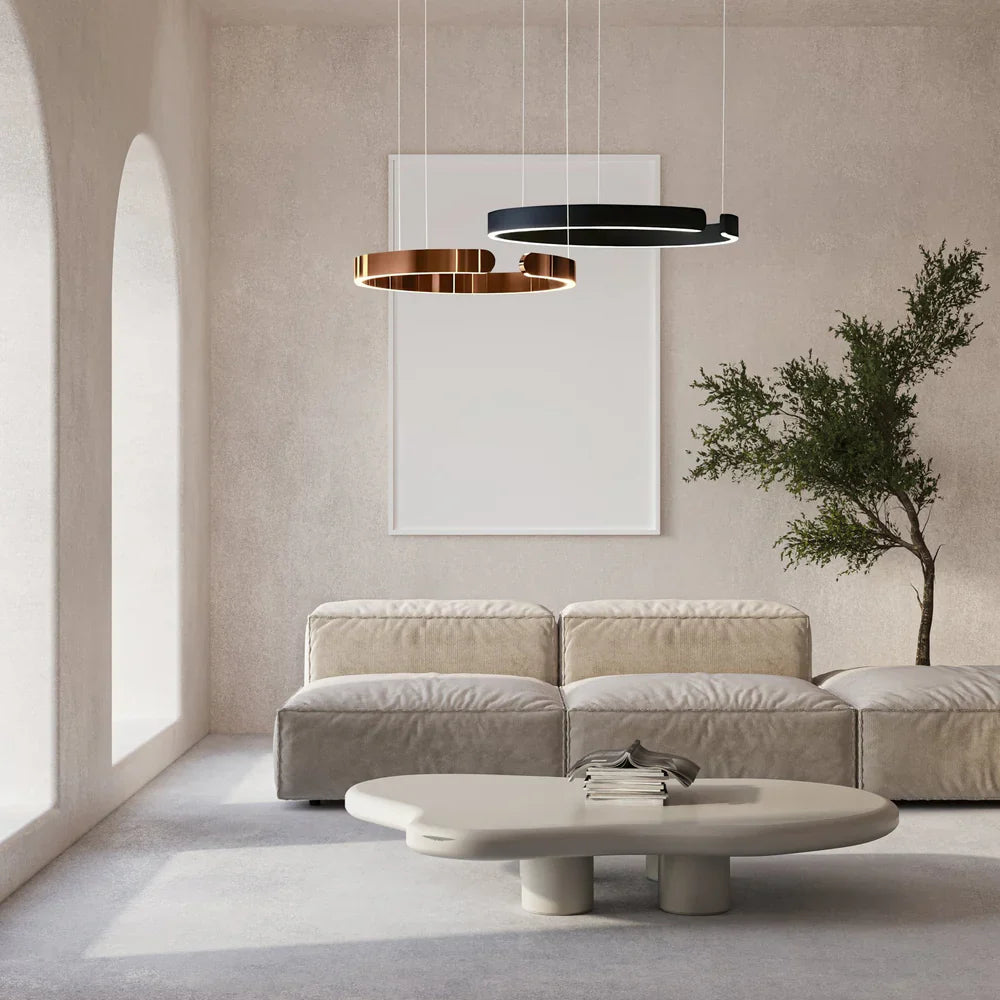 Vaya™ | Minimalist LED ring chandelier