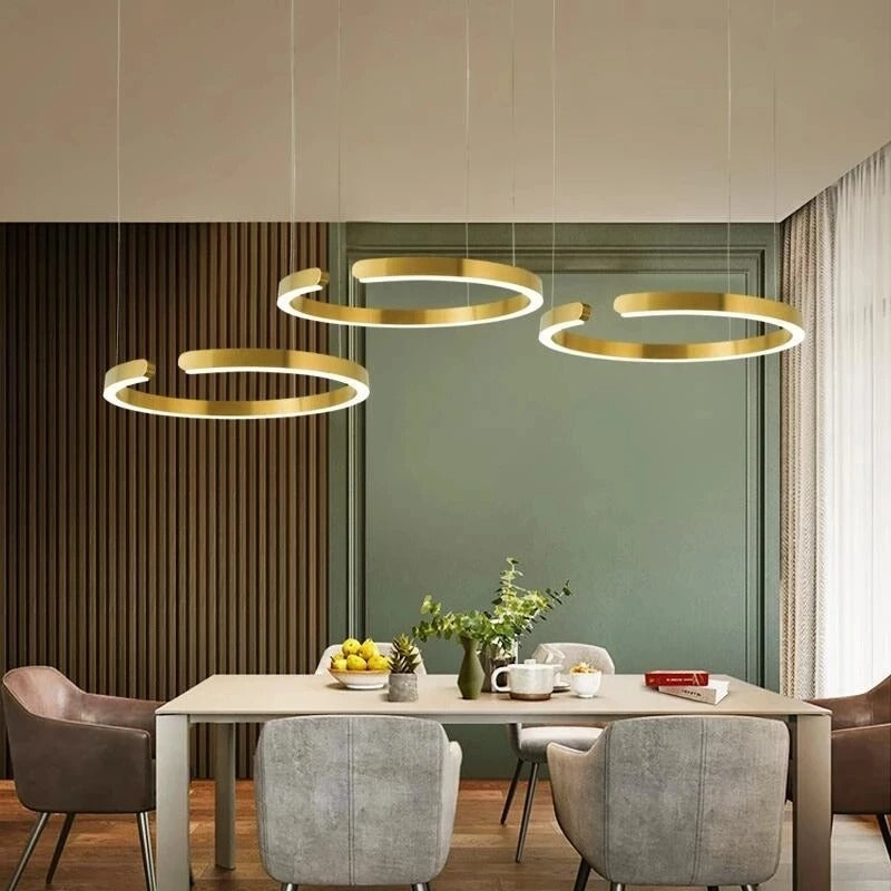 Vaya™ | Minimalist LED ring chandelier