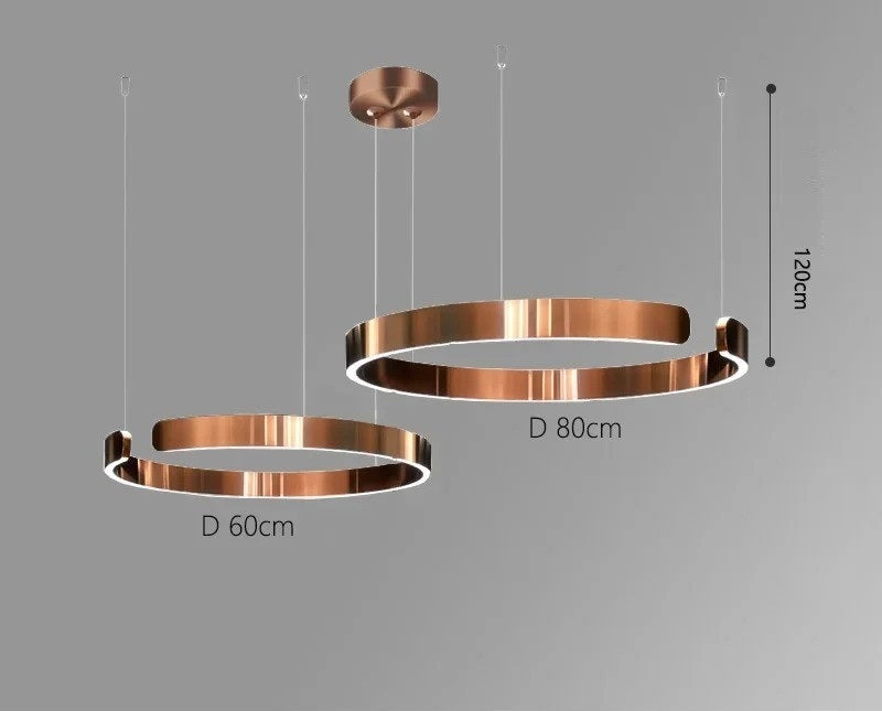 Vaya™ | Minimalist LED ring chandelier