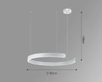Vaya™ | Minimalist LED ring chandelier
