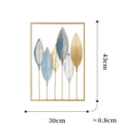 Leaf™ | Metal leaf wall moldings