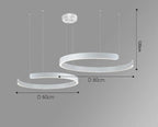 Vaya™ | Minimalist LED ring chandelier
