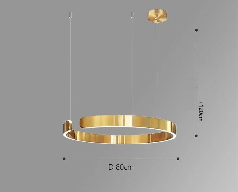 Vaya™ | Minimalist LED ring chandelier