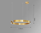 Vaya™ | Minimalist LED ring chandelier