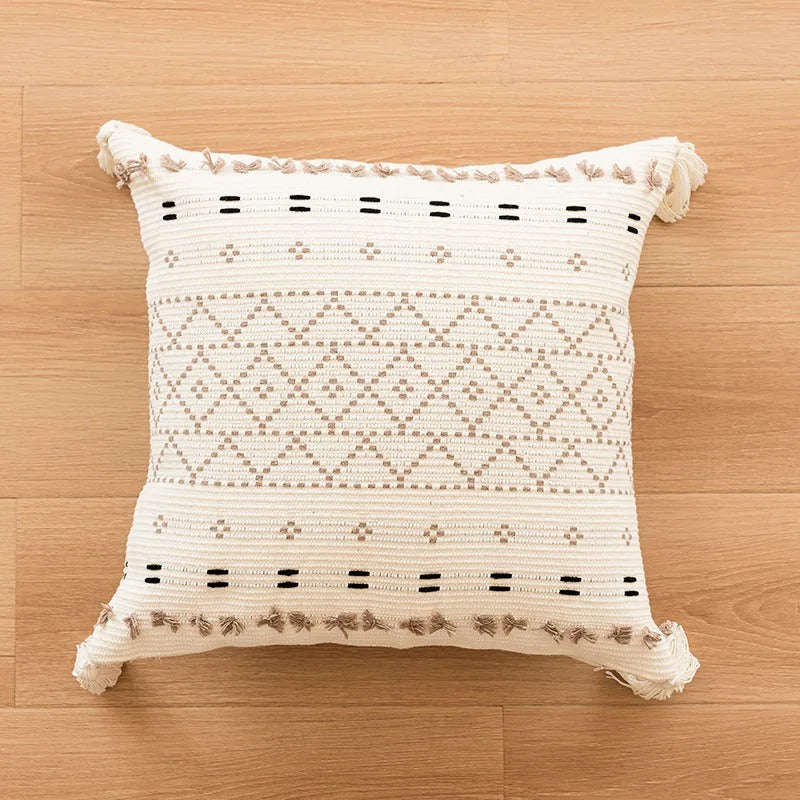 Fes™ | Boho cushion cover with tufting
