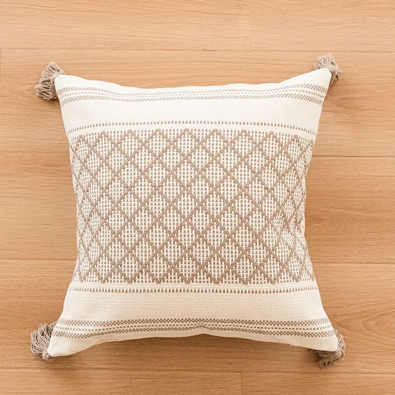 Fes™ | Boho cushion cover with tufting
