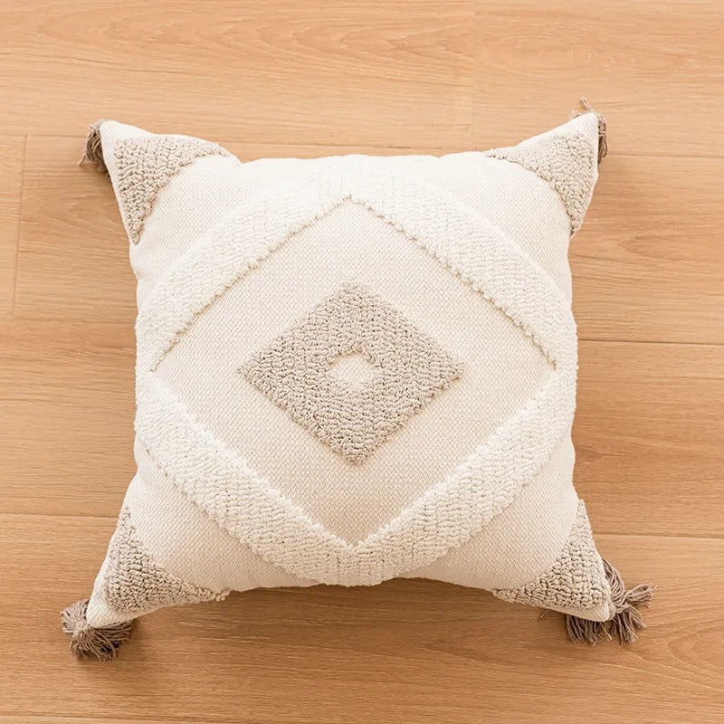 Fes™ | Boho cushion cover with tufting