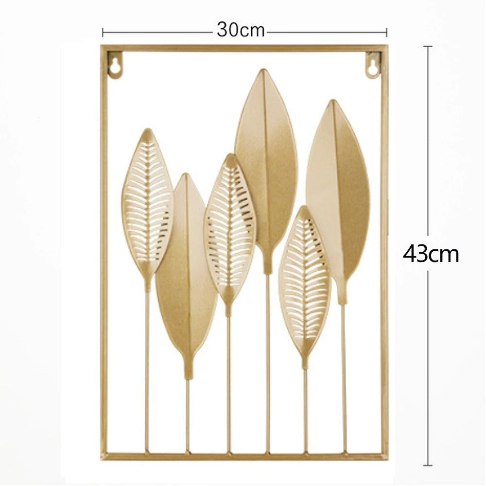 Leaf™ | Metal leaf wall moldings