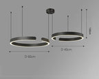 Vaya™ | Minimalist LED ring chandelier