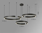 Vaya™ | Minimalist LED ring chandelier